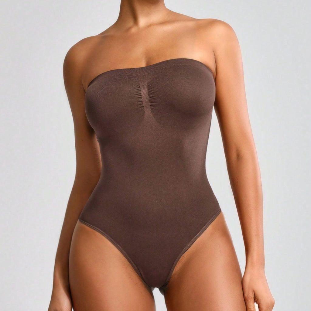 Strapless Seamless Sculpting Bodysuit – Waist & Tummy