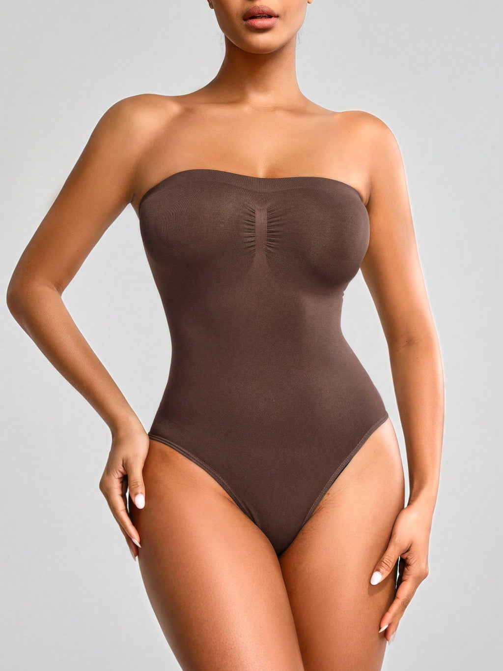 Strapless Seamless Sculpting Bodysuit – Waist & Tummy